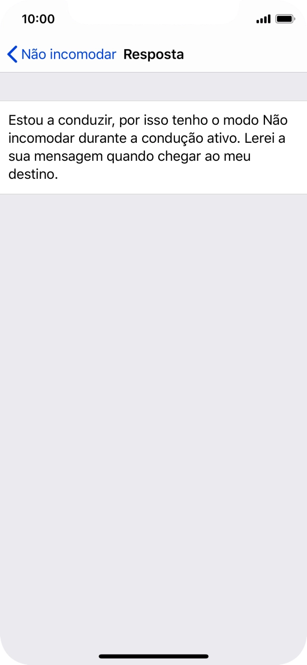 Para voltar ao ecrã inicial, deslize o dedo de baixo para cima a partir da base do ecrã.