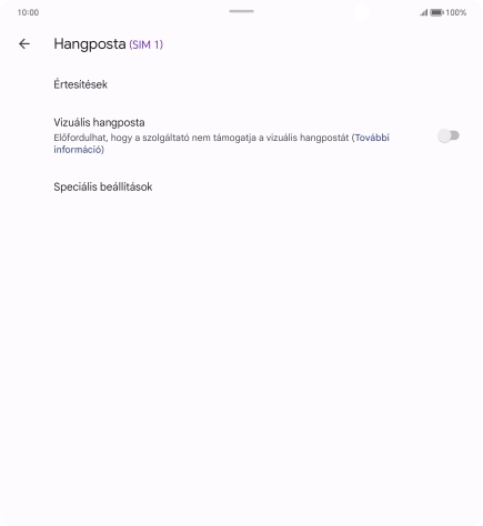 Válaszd a Speciális beállítások lehetőséget.