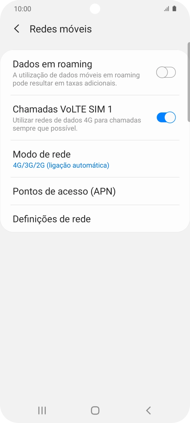 Prima Pontos de acesso (APN).