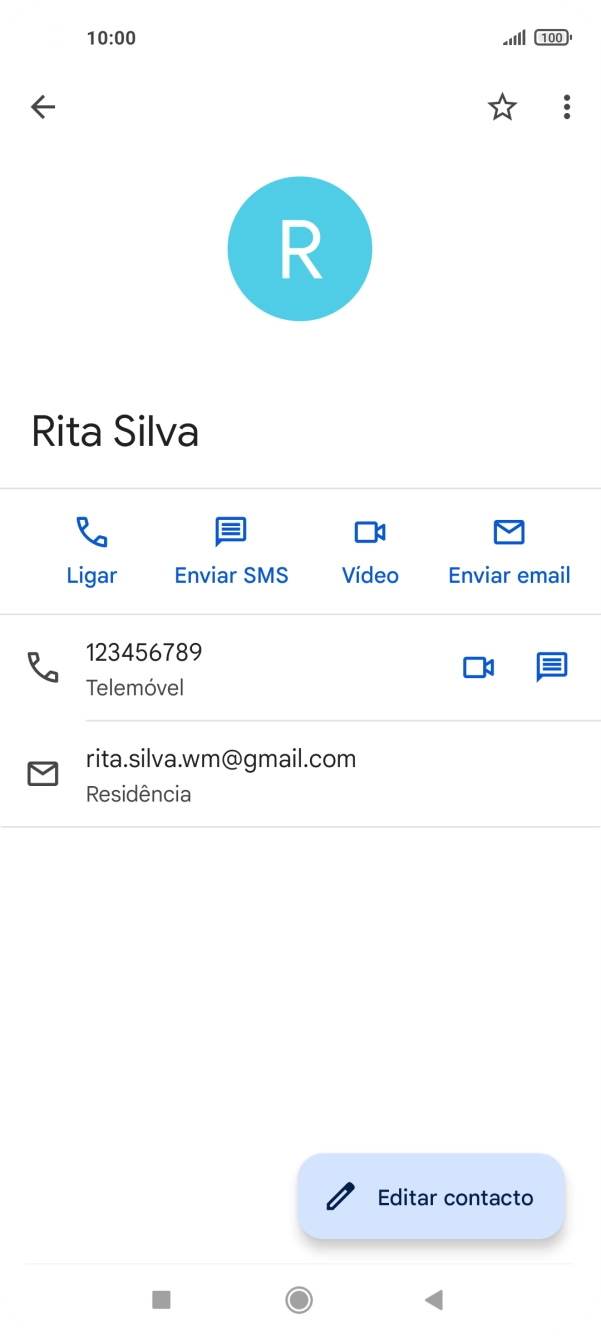 Prima o número pretendido.