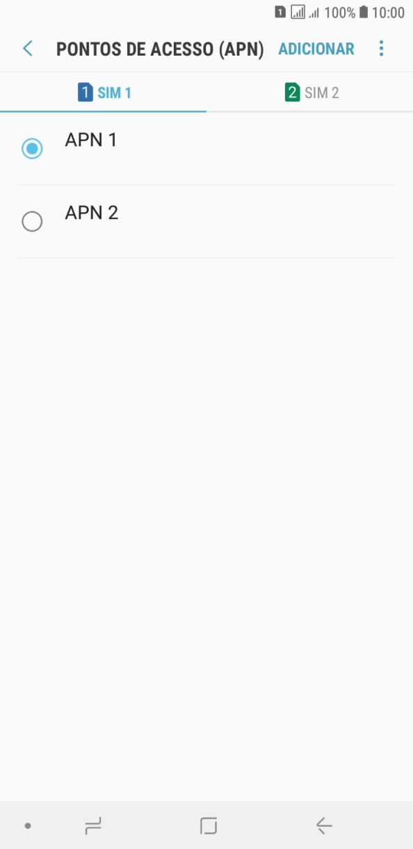 Prima o campo junto à ligação de dados para a ativar.