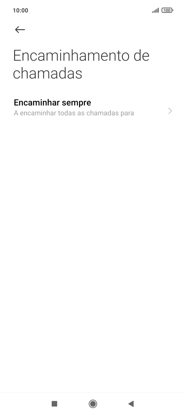 Prima o tipo de desvio pretendido.