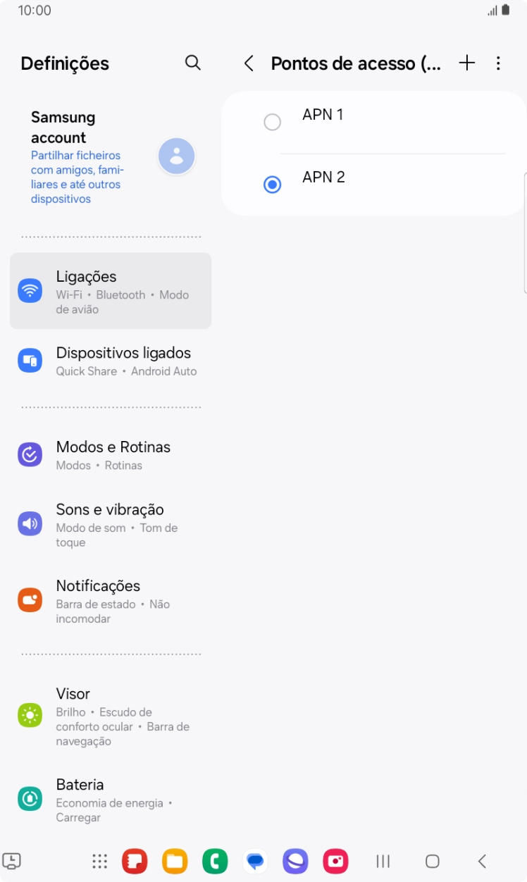 Prima a tecla de início para terminar e voltar ao ecrã inicial.