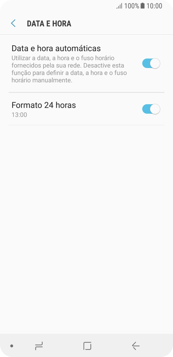 Prima a tecla de início para terminar e voltar ao ecrã inicial.