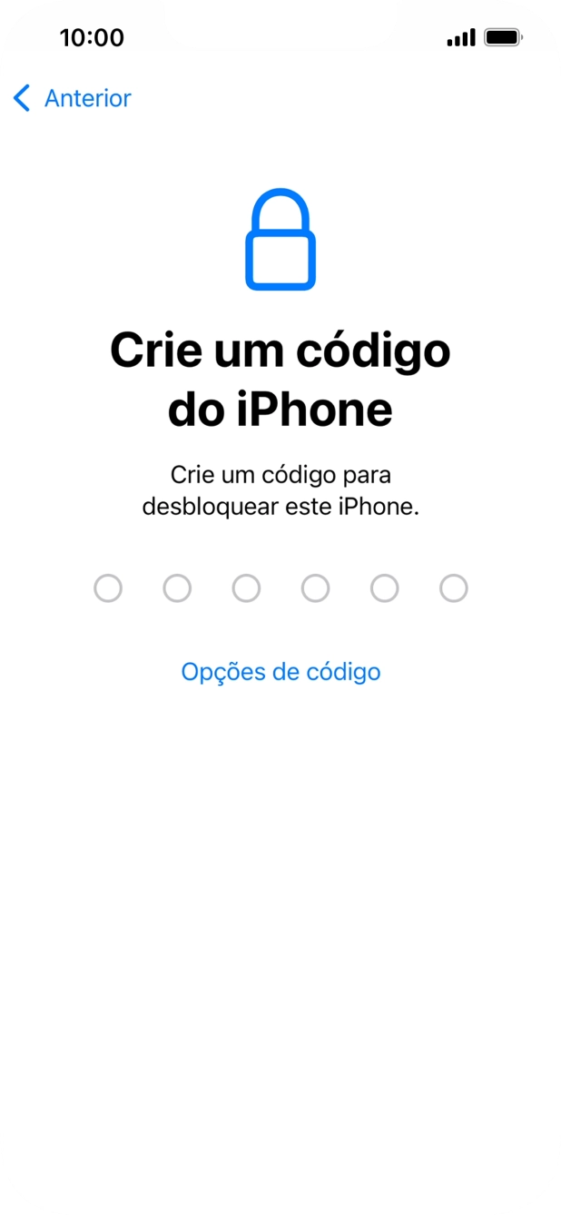 Prima Opções de código.