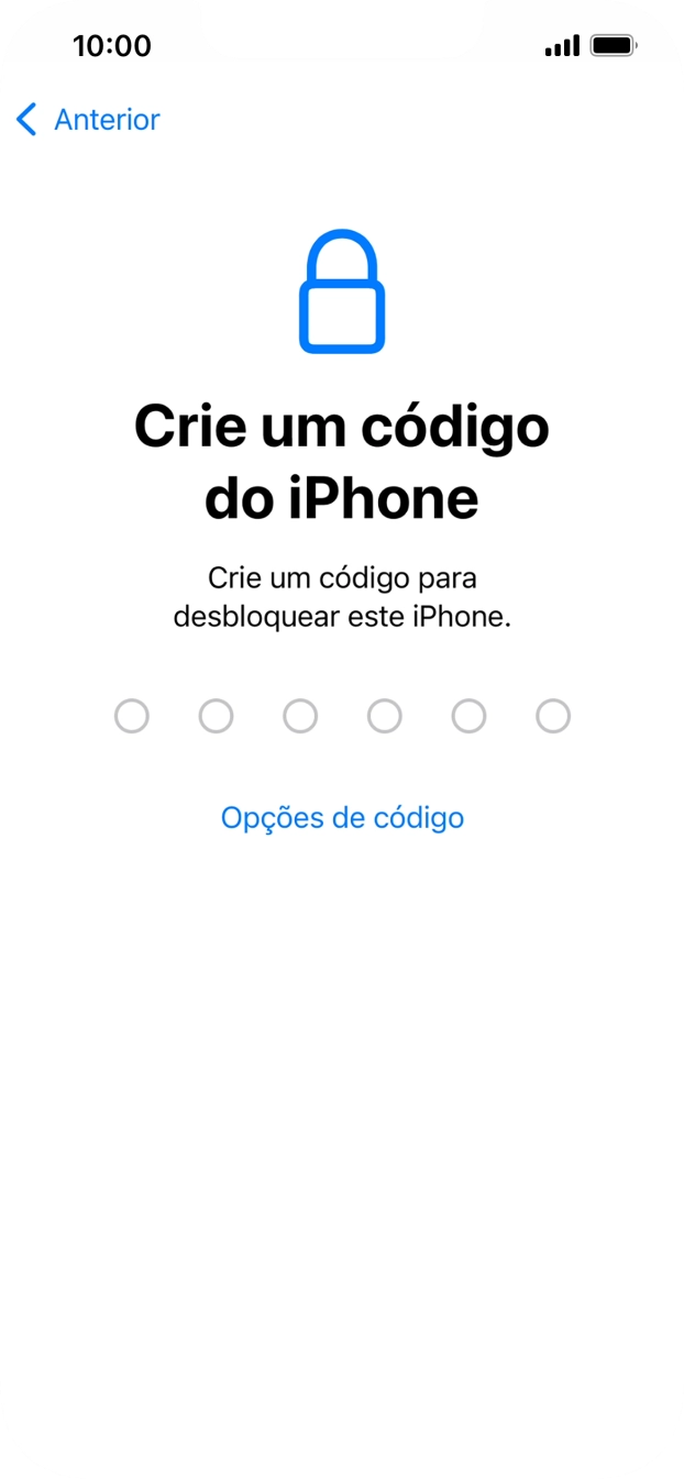 Prima Opções de código.