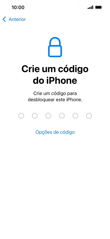Prima Opções de código.