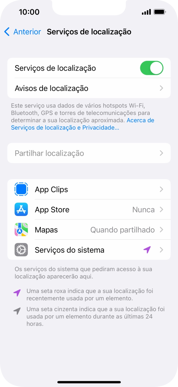 Prima a app pretendida.