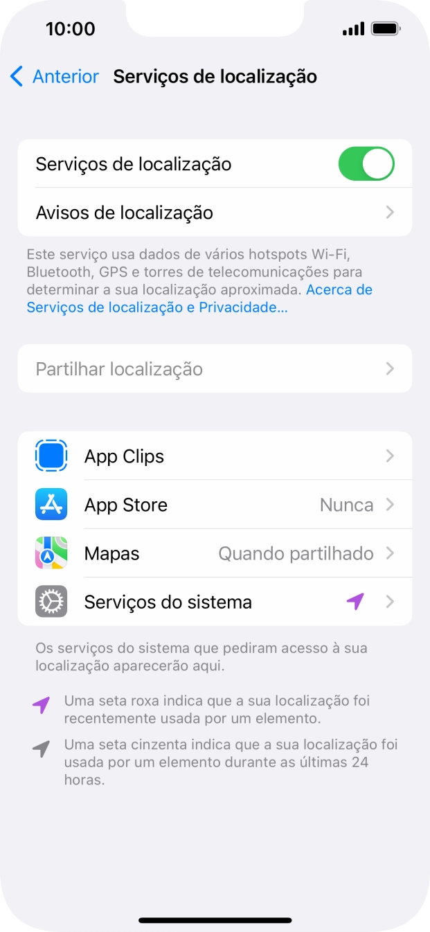 Prima a app pretendida.