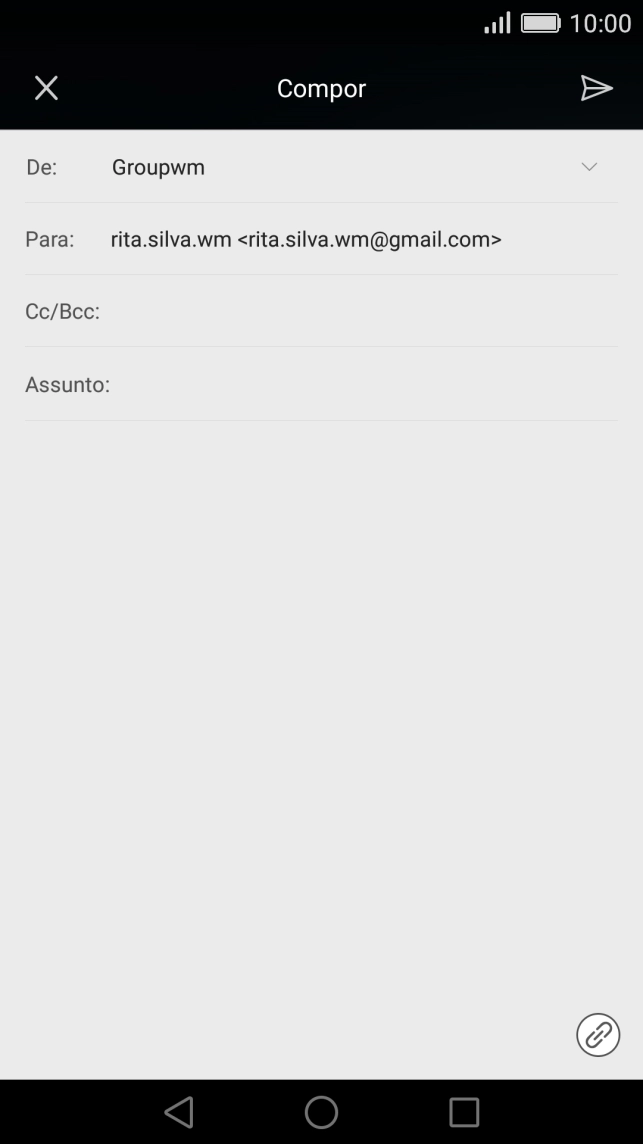 Prima Assunto: e introduza o assunto pretendido.