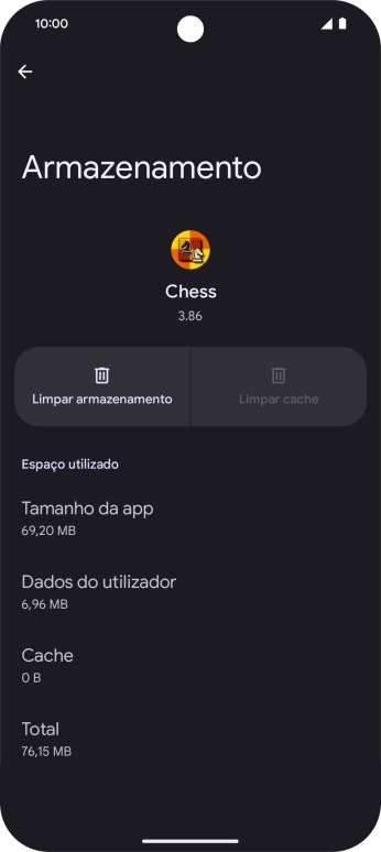 Para voltar ao ecrã inicial, deslize o dedo de baixo para cima a partir da base do ecrã.