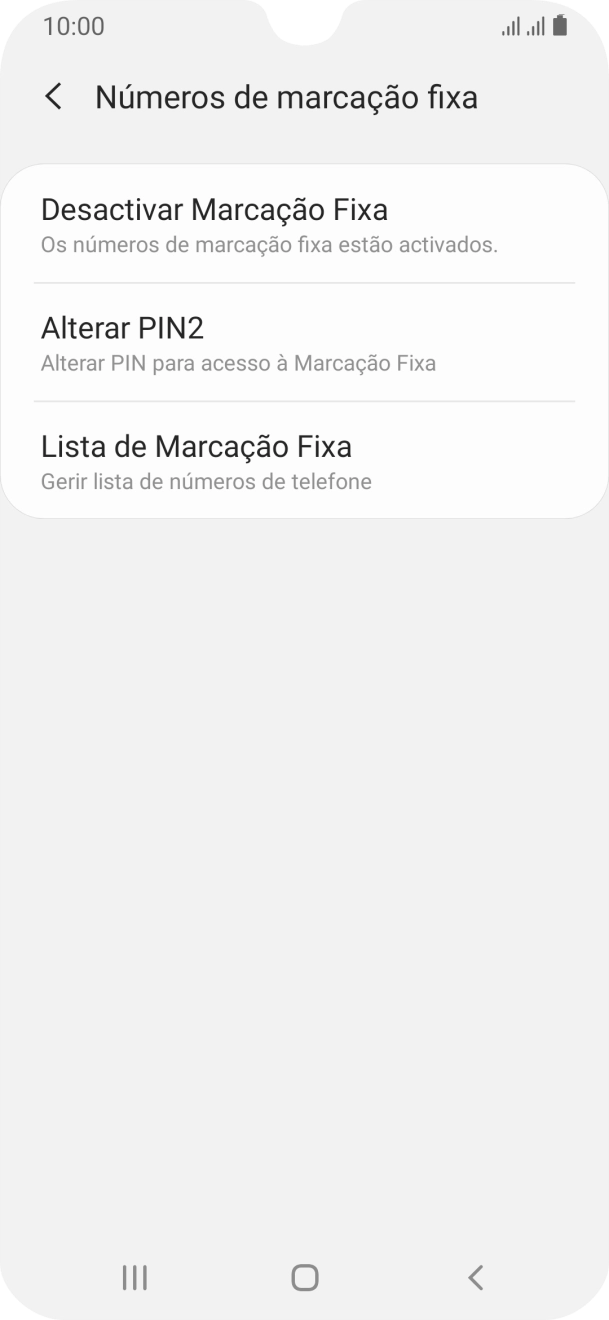 Prima Desactivar Marcação Fixa.