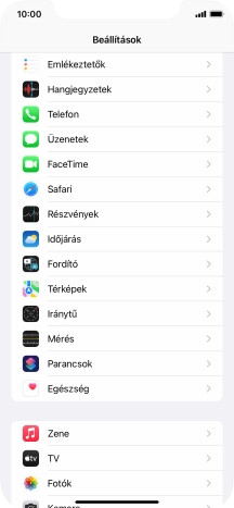 Válaszd a Telefon lehetőséget.