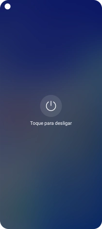 Prima Toque para desligar.