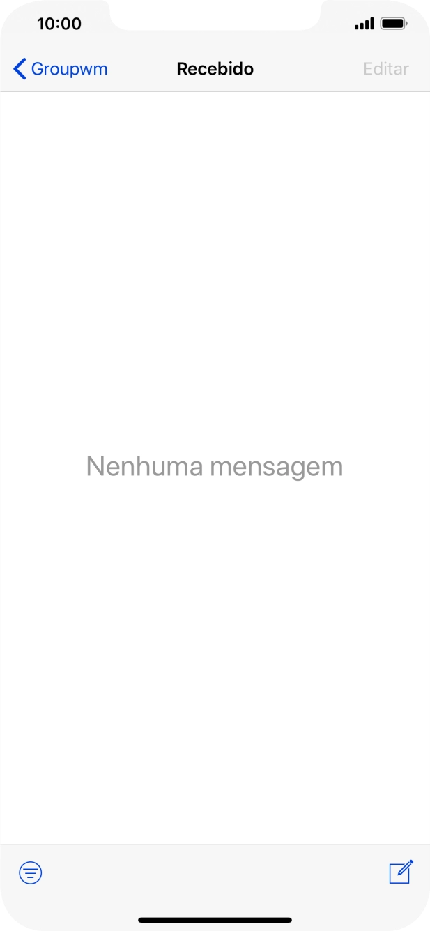 Prima a seta para a esquerda.