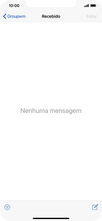 Prima a seta para a esquerda.
