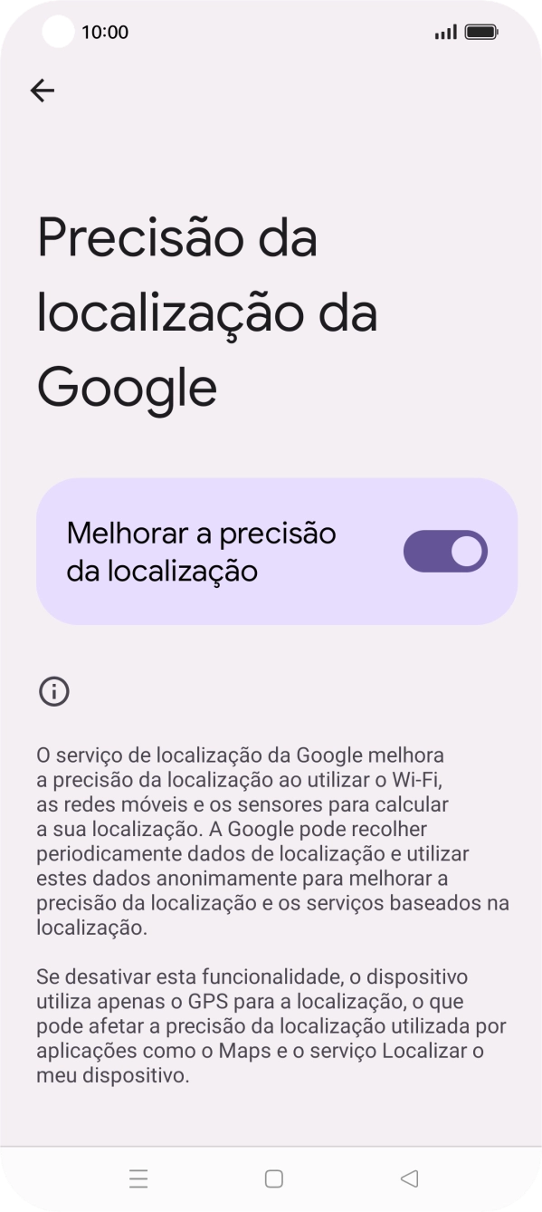 Se premir o indicador junto a 