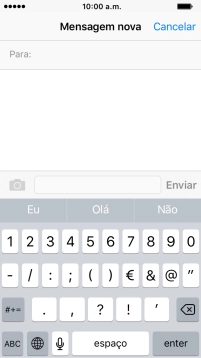 Prima os algarismos ou os caracteres especiais pretendidos.