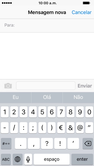 Prima os algarismos ou os caracteres especiais pretendidos.