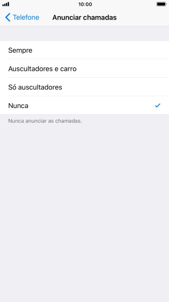 Prima Sempre para ativar a função sempre que o perfil silencioso está desativado.