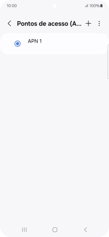 Prima o ícone para adicionar.