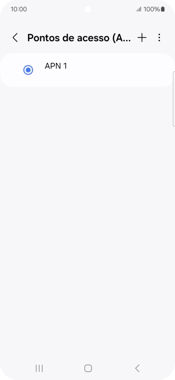 Prima o ícone para adicionar.