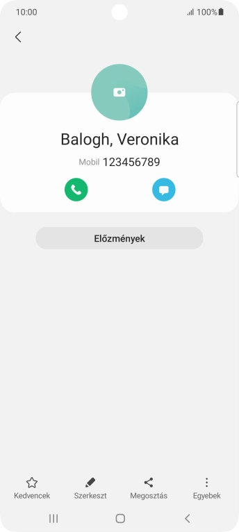 A befejezéshez, és ahhoz, hogy visszatérhess a főképernyőhöz, nyomd meg a főgombot.