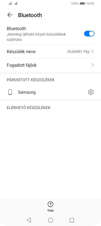 A befejezéshez, és ahhoz, hogy visszatérhess a főképernyőhöz, nyomd meg a főgombot.