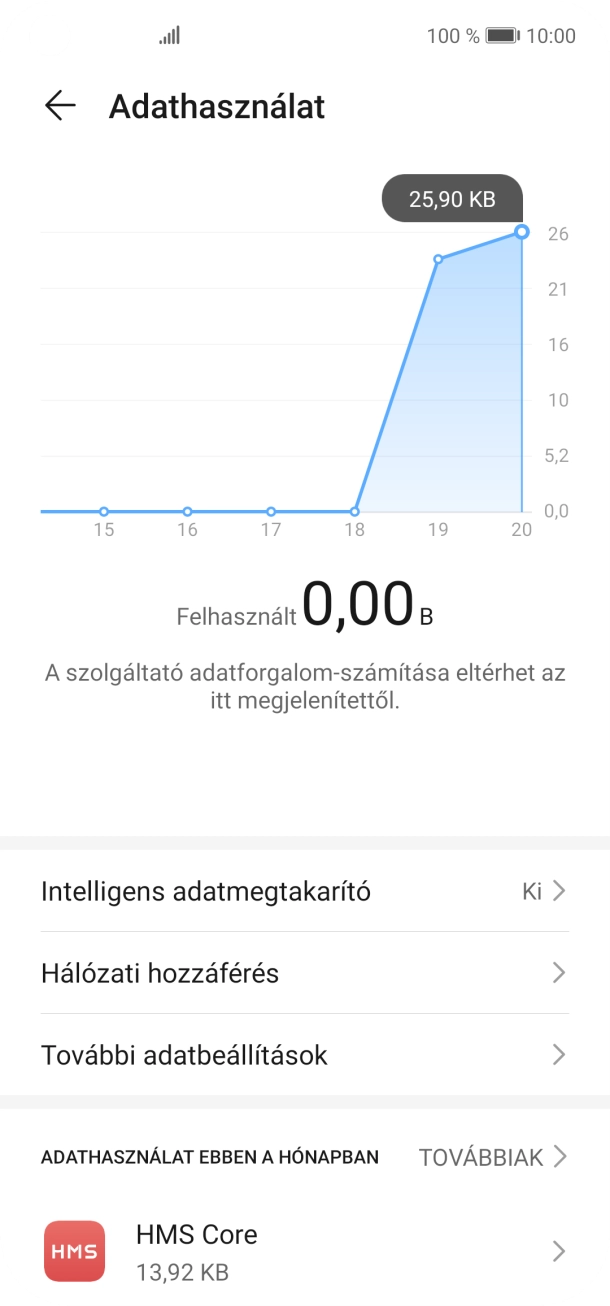 Válaszd a Hálózati hozzáférés lehetőséget.