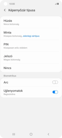 Válaszd a Nincs lehetőséget.
