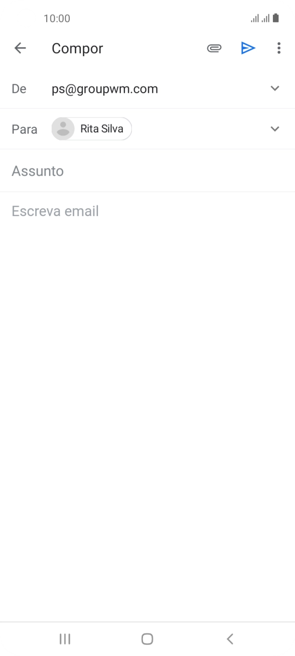 Prima Assunto e introduza o assunto pretendido.