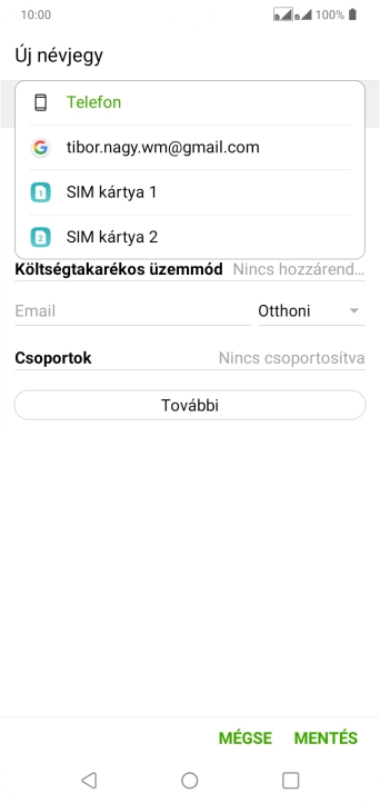 Válaszd a Telefon lehetőséget.