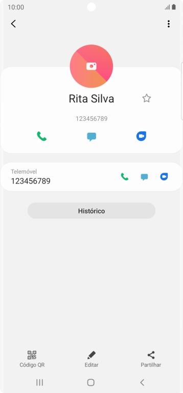 Prima a tecla de início para terminar e voltar ao ecrã inicial.