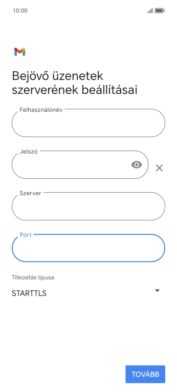 Nyisd le a „Titkosítás típusa” alatt legördülő menüt.