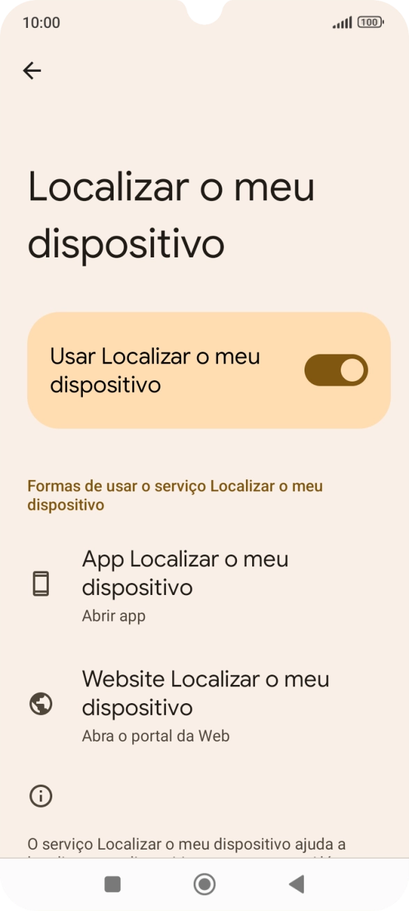 Prima a tecla de início para terminar e voltar ao ecrã inicial.
