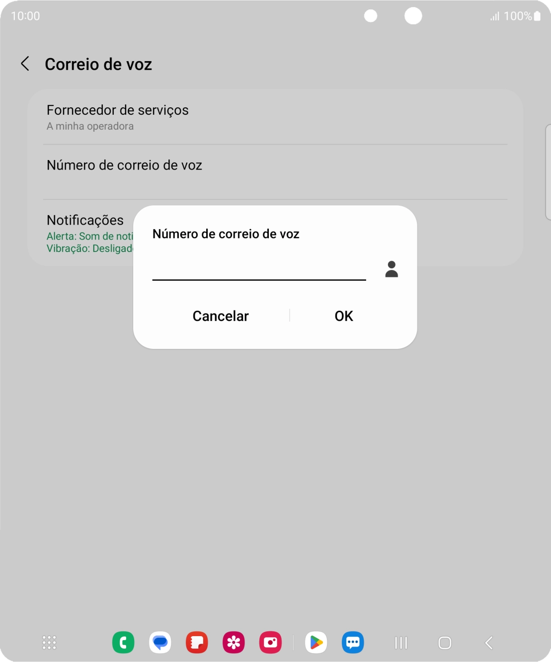 Introduza 123 e prima OK.