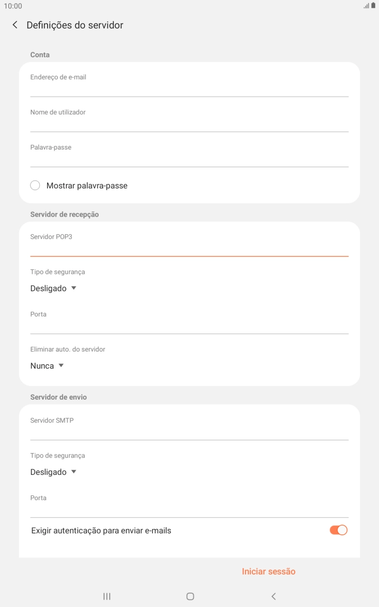 Prima a lista suspensa sob 