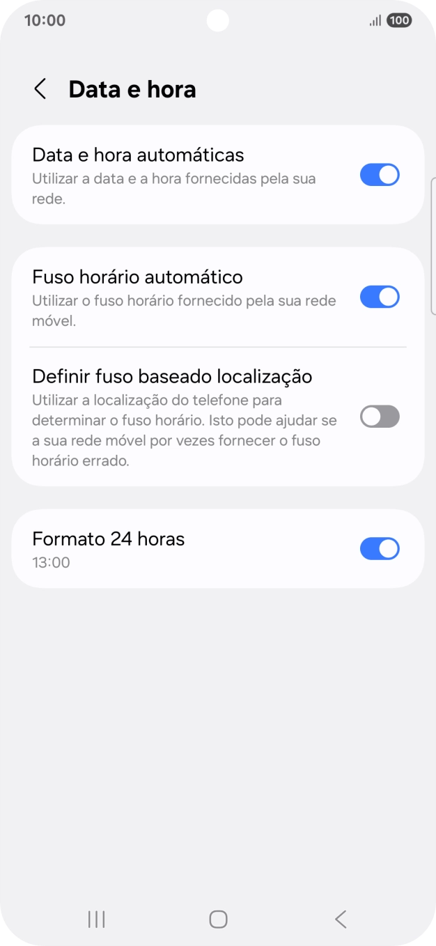 Prima a tecla de início para terminar e voltar ao ecrã inicial.