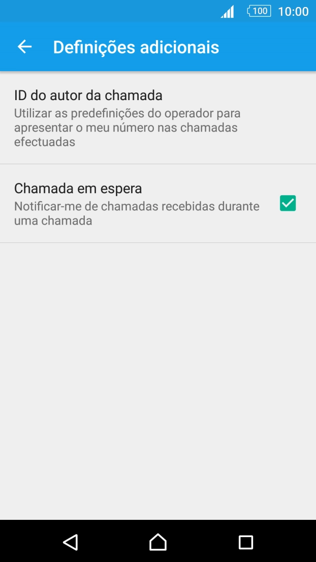 Prima ID do autor da chamada.