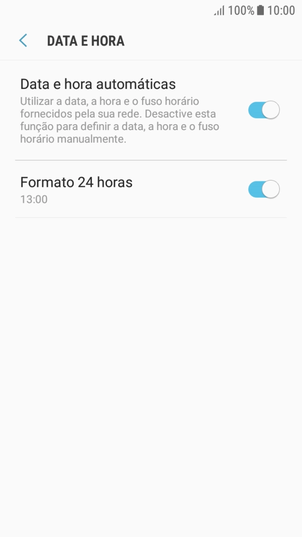 Prima a tecla de início para terminar e voltar ao ecrã inicial.