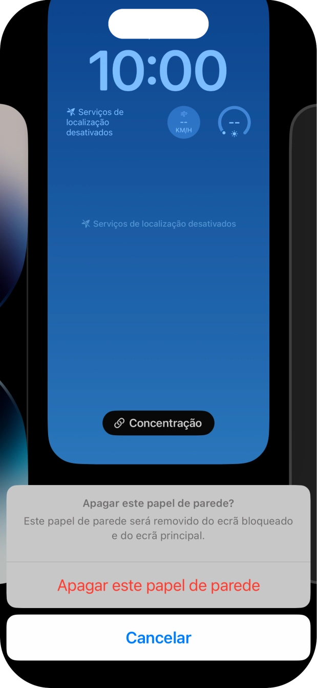 Prima Apagar este papel de parede.