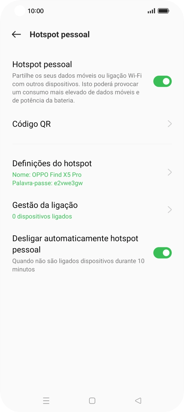 Prima a tecla de início para terminar e voltar ao ecrã inicial.