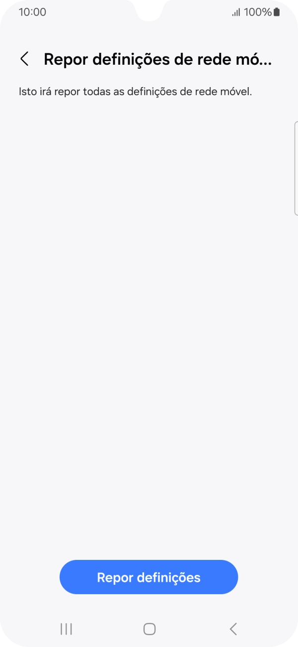 Prima Repor definições.