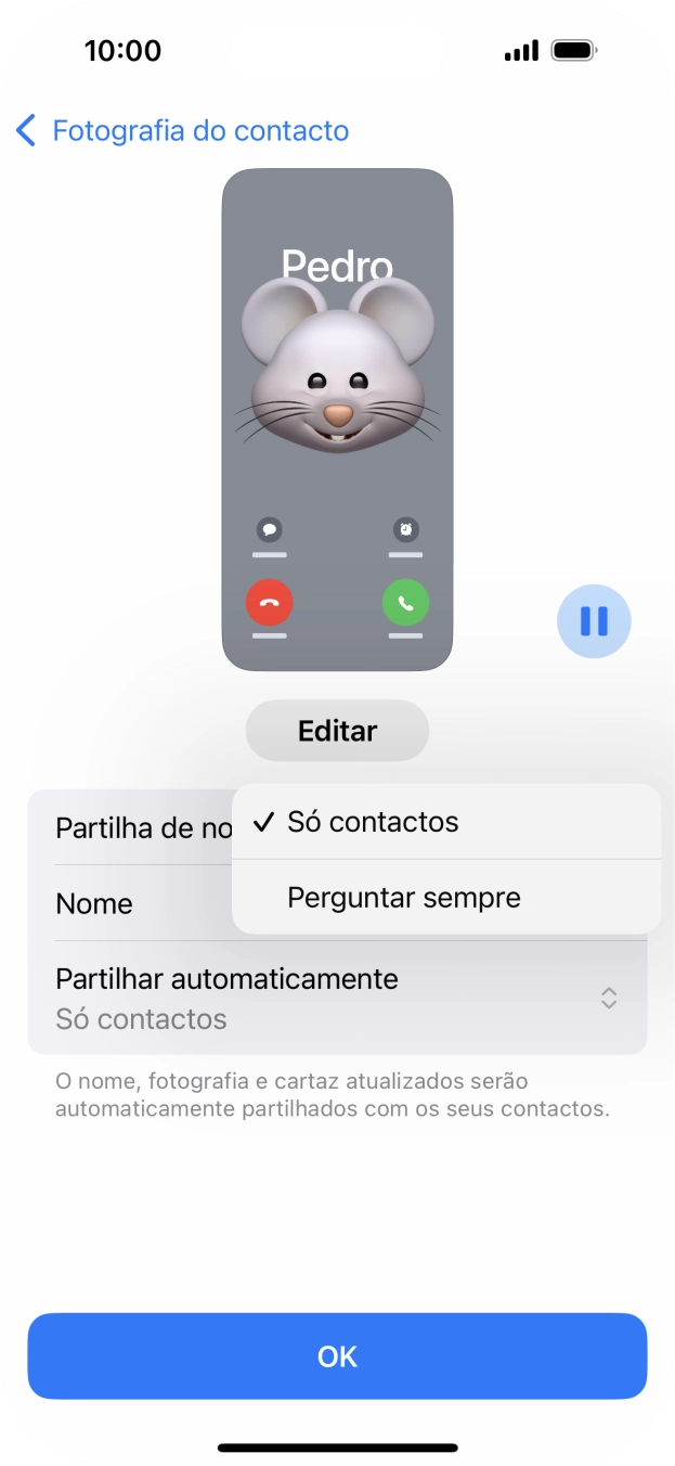 Prima a definição pretendida.