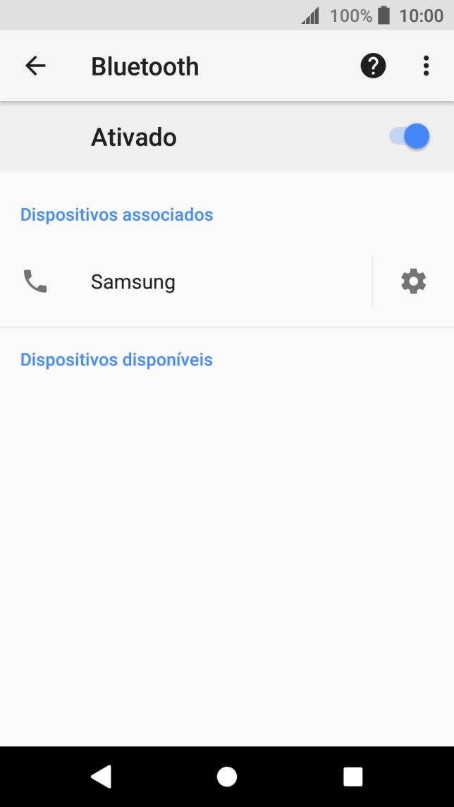 Prima a tecla de início para terminar e voltar ao ecrã inicial.