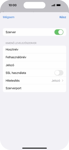 Válaszd a Hitelesítés lehetőséget.