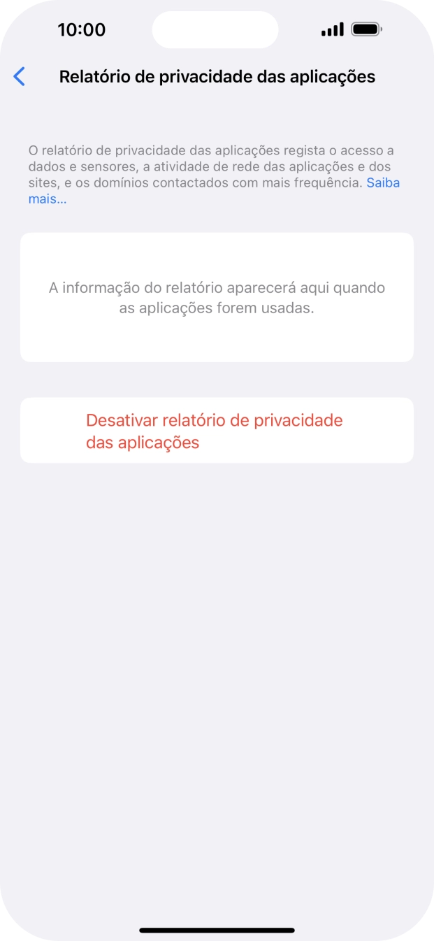 Para voltar ao ecrã inicial, deslize o dedo de baixo para cima a partir da base do ecrã.