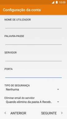 Prima a lista suspensa sob 