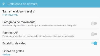 Prima Tamanho vídeo (traseira).