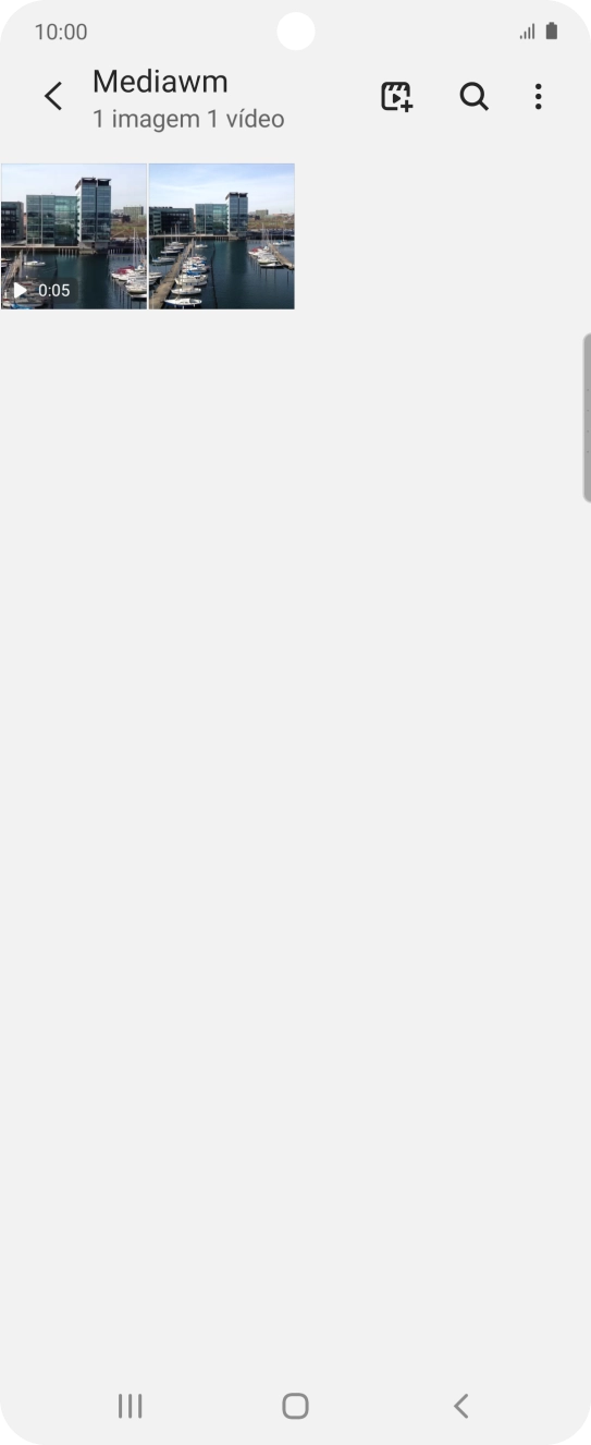 Prima durante um momento uma imagem ou um clipe de vídeo.